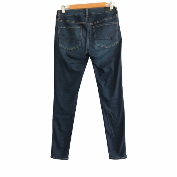 American Eagle Super Super Stretch Jegging Blue 8 - Picture 2 of 9